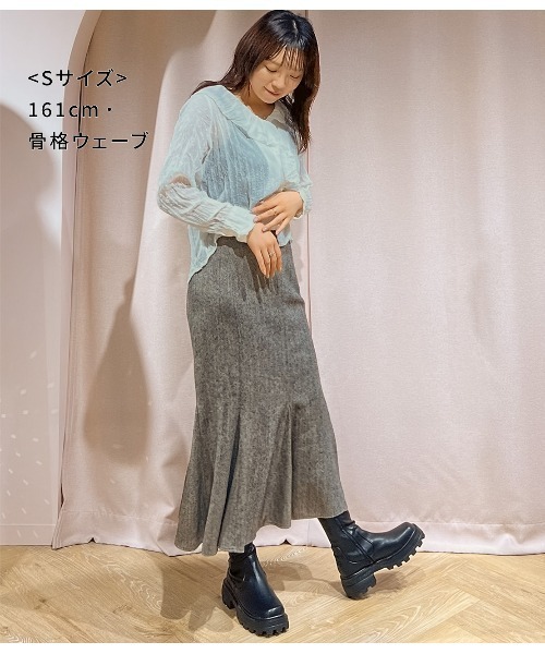 セール】ツイードマーメイドスカート（スカート）｜PEACH JOHN（ピーチ