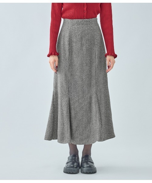 PEACH JOHN（ピーチジョン）の「ツイードマーメイドスカート（スカート・レディース・ブラック/グレー・SMALL/MEDIUM）」の14枚目の写真