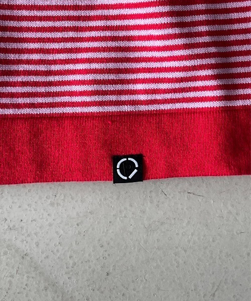 PHINGERIN（フィンガリン）の「PHINGERIN Stripe knit shirt（シャツ/ブラウス・メンズ・ブルー/レッド・LARGE）」の6枚目の写真