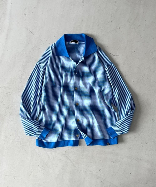 PHINGERIN（フィンガリン）の「PHINGERIN Stripe knit shirt（シャツ/ブラウス・メンズ・ブルー/レッド・LARGE）」の3枚目の写真