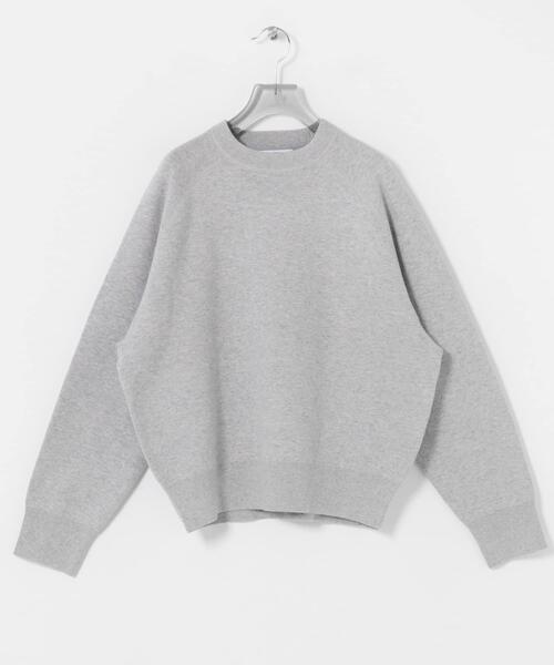 URBAN RESEARCH（アーバンリサーチ）の「コットンカシミヤスウェットニット（ニット/セーター・レディース・ブラック/オフホワイト/グレー・FREE）」の14枚目の写真