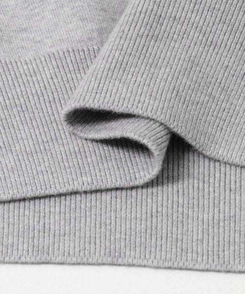 URBAN RESEARCH（アーバンリサーチ）の「コットンカシミヤスウェットニット（ニット/セーター・レディース・ブラック/オフホワイト/グレー・FREE）」の12枚目の写真