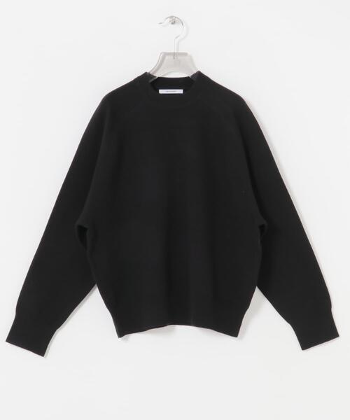 URBAN RESEARCH（アーバンリサーチ）の「コットンカシミヤスウェットニット（ニット/セーター・レディース・ブラック/オフホワイト/グレー・FREE）」の4枚目の写真