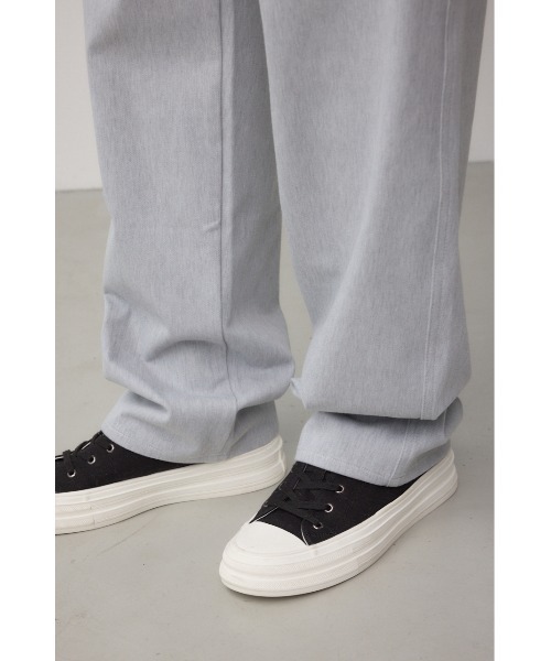 AZUL by moussy(アズールバイマウジー)の「EASY ACTIONワイドパンツ(スラックス・メンズ・杢グレー/ブラック/ダークネイビー・MEDIUM/LARGE)」の10枚目の写真