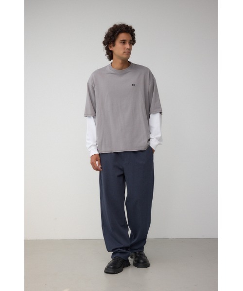 AZUL by moussy(アズールバイマウジー)の「EASY ACTIONワイドパンツ(スラックス・メンズ・杢グレー/ブラック/ダークネイビー・MEDIUM/LARGE)」の12枚目の写真