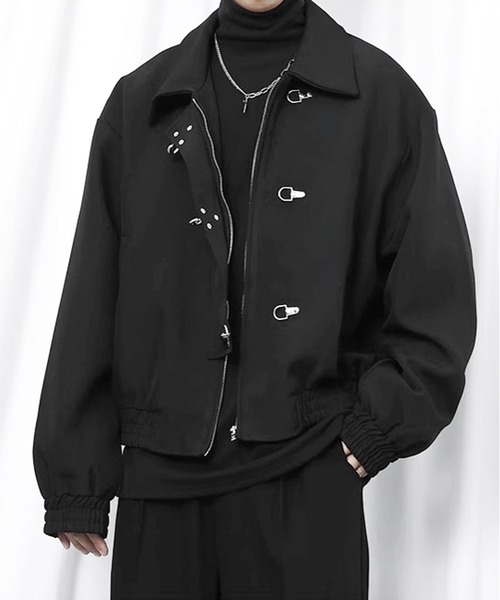 JOHNNY WOLF(ジョニーウルフ)の「MAGUS ファイヤーマンバックル オーバーサイズ ブルゾン(ブルゾン・メンズ・ブラック・L/M)」の8枚目の写真
