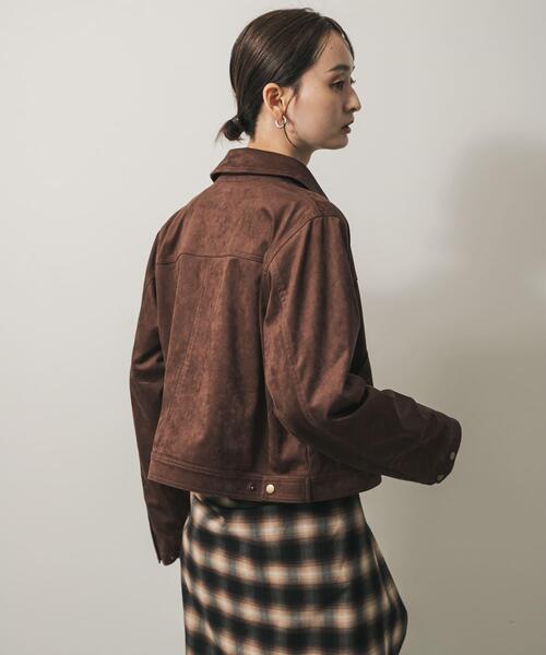 SENSE OF PLACE by URBAN RESEARCH（センスオブプレイスバイアーバンリサーチ）の「FLショートジャケット（その他アウター・レディース・ブラック/ブラウン/キャメル・ONE）」の13枚目の写真