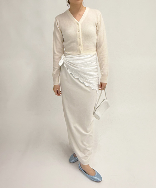 EDIT. FOR LULU（エディットフォールル）の「《追加》petite LULU スカーフ（バンダナ/スカーフ・レディース・ホワイト・FREE）」の12枚目の写真