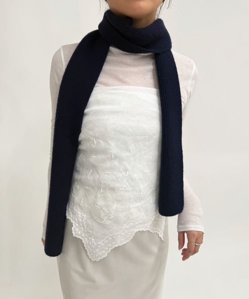 EDIT. FOR LULU（エディットフォールル）の「《追加》petite LULU スカーフ（バンダナ/スカーフ・レディース・ホワイト・FREE）」の9枚目の写真