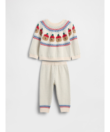 GAP | くまさん フェアアイル ニットコーデセット (ベビー)(セットアップ)