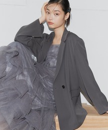ANDRESD(アンドレスド)の【2点セットアイテム】ボリュームチュールジャケットセットドレス / volume tulle jacket set dress(ドレス)