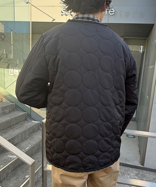 PENNEYS（ぺニーズ）の「裏ボアで暖かい！【THE FOX】ノーカラー裏ボアキルティングコート ジャケット（ダウンジャケット/コート・レディース・ブラック/ブラウン・L/M/S）」の19枚目の写真