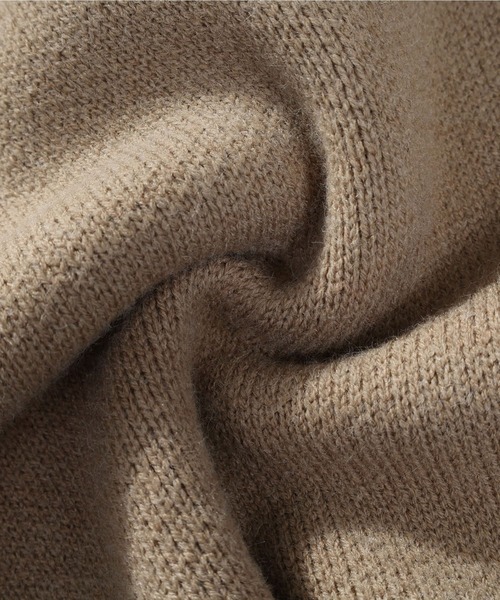 aimoha(アイモハ)の「ダメージデザイン ニットプルオーバー/Distressed knit pullover aimoha neo(ニット/セーター・メンズ・ブラック/グレー/ホワイト/ベージュ・XX-LARGE/XXX-LARGE/XXXX-LARGE)」の8枚目の写真