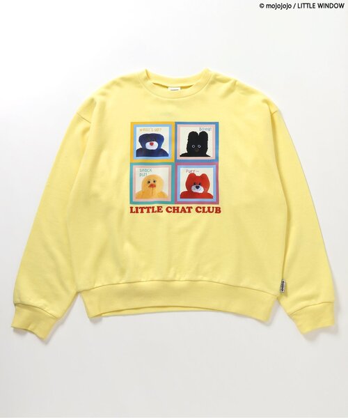 BREEZE（ブリーズ）の「【リンク】mojojojo転写トレーナー(大人サイズ)（スウェット・レディース・オフホワイト/イエロー・MEDIUM）」の7枚目の写真