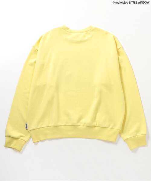 BREEZE（ブリーズ）の「【リンク】mojojojo転写トレーナー(大人サイズ)（スウェット・レディース・オフホワイト/イエロー・MEDIUM）」の8枚目の写真
