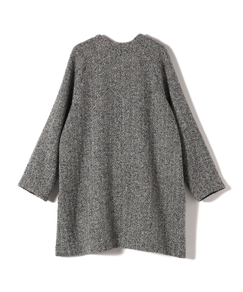 SHIPS（シップス）の「スパンコール ヘリンボーン ノーカラー コート（ノーカラーコート・レディース・ブラック・36/38）」の21枚目の写真