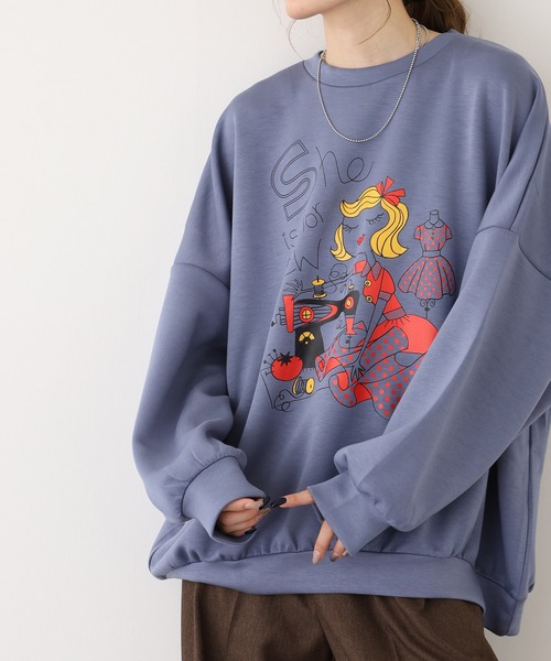 セール】ダンボールニットミシンPtBigトレーナー（スウェット