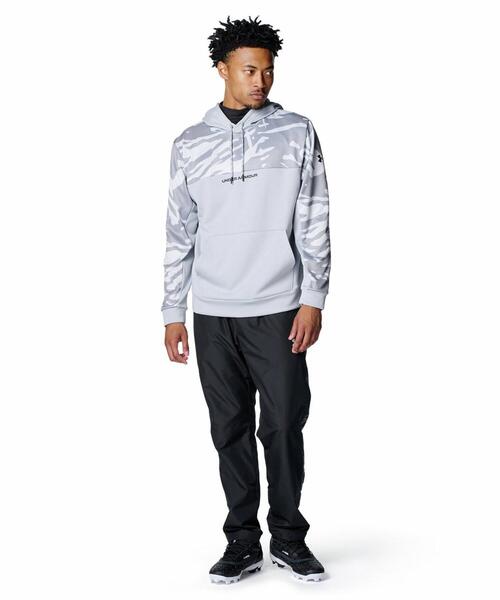 UNDER ARMOUR（アンダーアーマー）の「UAアーマーフリース フーディー（ベースボール/メンズ）（スウェット・メンズ・グレー・L）」の3枚目の写真