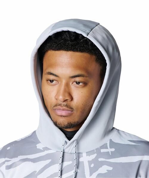 UNDER ARMOUR（アンダーアーマー）の「UAアーマーフリース フーディー（ベースボール/メンズ）（スウェット・メンズ・グレー・L）」の4枚目の写真