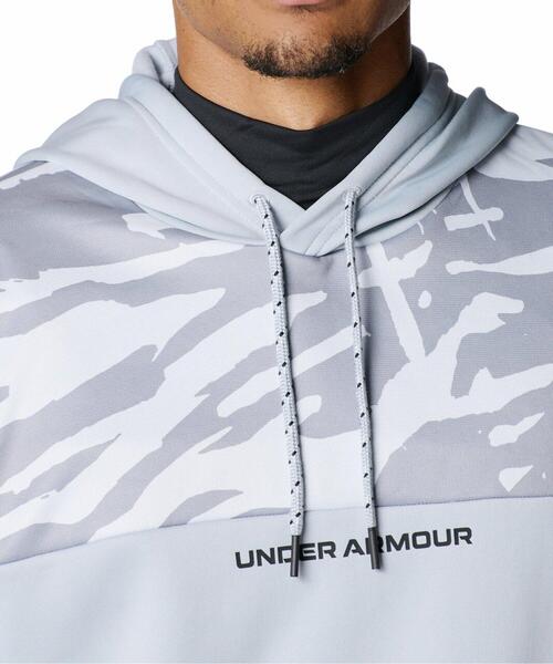 UNDER ARMOUR（アンダーアーマー）の「UAアーマーフリース フーディー（ベースボール/メンズ）（スウェット・メンズ・グレー・L）」の6枚目の写真