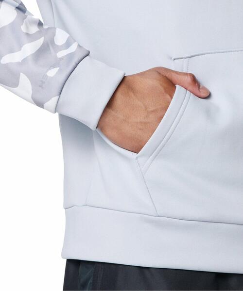 UNDER ARMOUR（アンダーアーマー）の「UAアーマーフリース フーディー（ベースボール/メンズ）（スウェット・メンズ・グレー・L）」の8枚目の写真