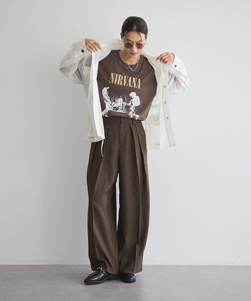 GARAGE OF GOOD CLOTHING(ガレージオブグッドクロージング)の「シアーミリタリージャケット(その他アウター・レディース・モカ/ライトグレー/ホワイト・FREE)」の15枚目の写真
