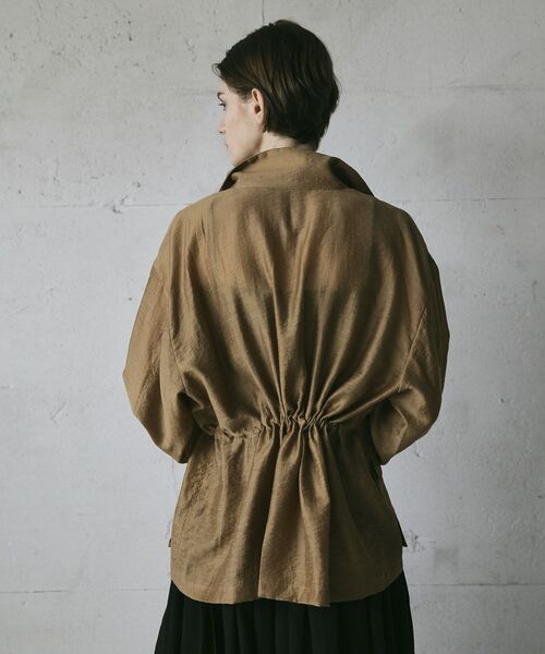 GARAGE OF GOOD CLOTHING（ガレージオブグッドクロージング）の「シアーミリタリージャケット（その他アウター・レディース・モカ/ライトグレー/ホワイト・FREE）」の7枚目の写真