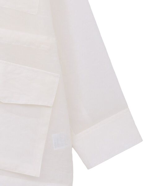 GARAGE OF GOOD CLOTHING（ガレージオブグッドクロージング）の「シアーミリタリージャケット（その他アウター・レディース・モカ/ライトグレー/ホワイト・FREE）」の16枚目の写真