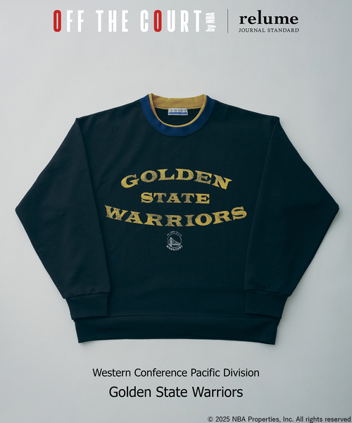 JOURNAL STANDARD relume（ジャーナルスタンダード　レリューム）の「Off The Court by NBA / オフ・ザ・コート バイ NBA 別注 リンガースウェット（スウェット・メンズ・ブラック/アイボリー/グレー/ブラック系その他/グリーン/オートミール・LARGE/MEDIUM/SMALL）」の3枚目の写真