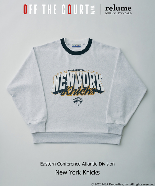 JOURNAL STANDARD relume（ジャーナルスタンダード　レリューム）の「Off The Court by NBA / オフ・ザ・コート バイ NBA 別注 リンガースウェット（スウェット・メンズ・ブラック/アイボリー/グレー/ブラック系その他/グリーン/オートミール・LARGE/MEDIUM/SMALL）」の4枚目の写真