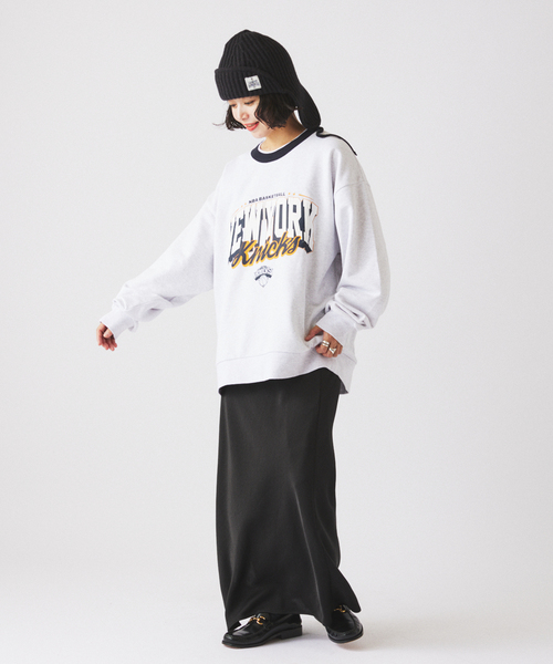 JOURNAL STANDARD relume（ジャーナルスタンダード　レリューム）の「Off The Court by NBA / オフ・ザ・コート バイ NBA 別注 リンガースウェット（スウェット・メンズ・ブラック/アイボリー/グレー/ブラック系その他/グリーン/オートミール・LARGE/MEDIUM/SMALL）」の13枚目の写真