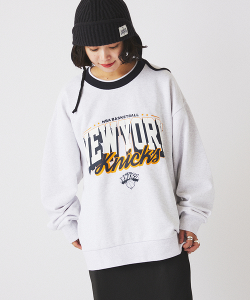 JOURNAL STANDARD relume（ジャーナルスタンダード　レリューム）の「Off The Court by NBA / オフ・ザ・コート バイ NBA 別注 リンガースウェット（スウェット・メンズ・ブラック/アイボリー/グレー/ブラック系その他/グリーン/オートミール・LARGE/MEDIUM/SMALL）」の14枚目の写真