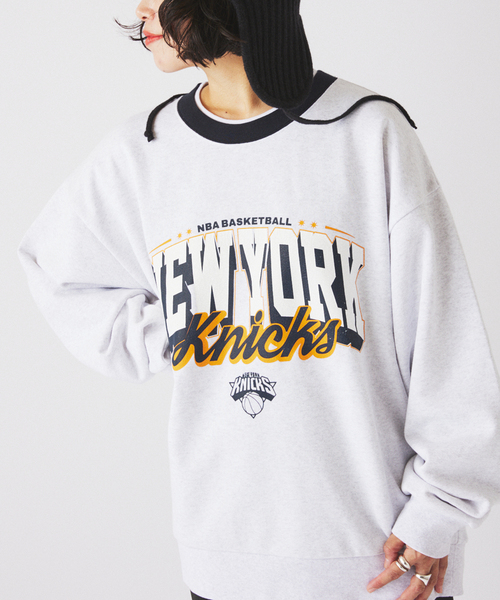 JOURNAL STANDARD relume（ジャーナルスタンダード　レリューム）の「Off The Court by NBA / オフ・ザ・コート バイ NBA 別注 リンガースウェット（スウェット・メンズ・ブラック/アイボリー/グレー/ブラック系その他/グリーン/オートミール・LARGE/MEDIUM/SMALL）」の15枚目の写真