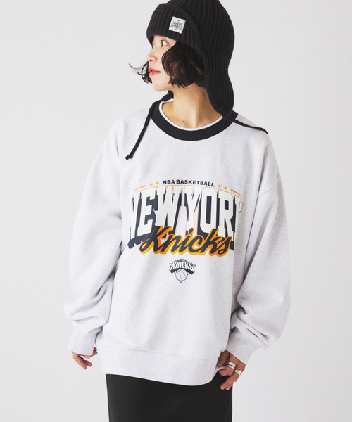 JOURNAL STANDARD relume（ジャーナルスタンダード　レリューム）の「Off The Court by NBA / オフ・ザ・コート バイ NBA 別注 リンガースウェット（スウェット・メンズ・ブラック/アイボリー/グレー/ブラック系その他/グリーン/オートミール・LARGE/MEDIUM/SMALL）」の16枚目の写真