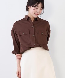 MICA&DEAL | モールスキンミリタリーシャツ(シャツ/ブラウス)