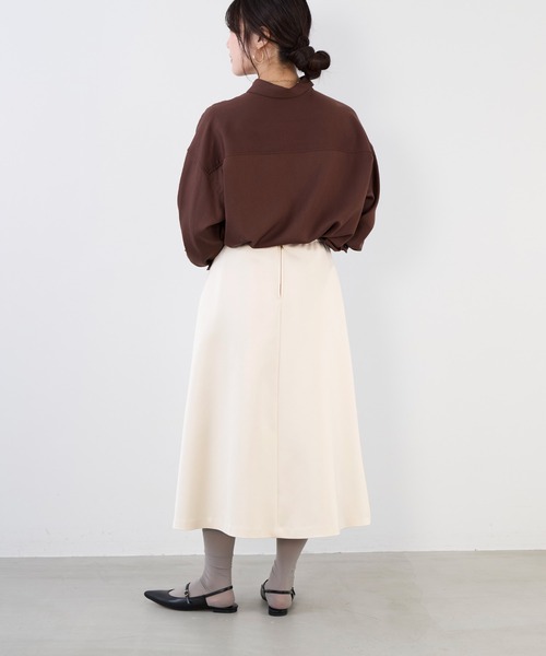 MICA&DEAL（マイカ＆ディール）の「モールスキンミリタリーシャツ（シャツ/ブラウス・レディース・ブラウン/カーキ/オフホワイト・FREE）」の12枚目の写真