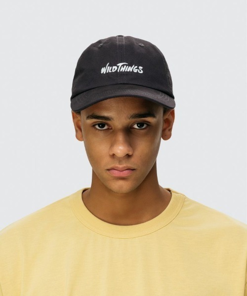 WILD THINGS（ワイルドシングス）の「【RES】【WILD THINGS】LOGO CAP（キャップ・メンズ・アイボリー/ネイビー/ブラック/オリーブ・FREE）」の6枚目の写真