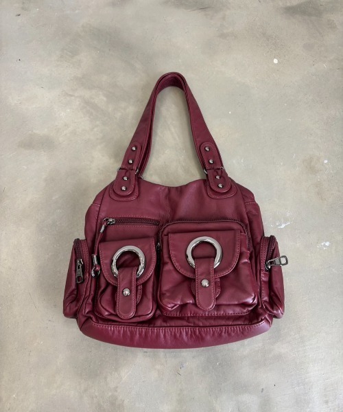 SHAGGIE（シャギー）の「アイレットショルダーバッグ（ショルダーバッグ・レディース・ブラック/ブラウン/レッド・FREE）」の13枚目の写真