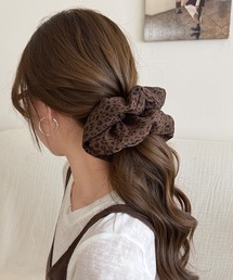 IRADOWL（アイラドール）の「レオパード柄シュシュ（シュシュ）」