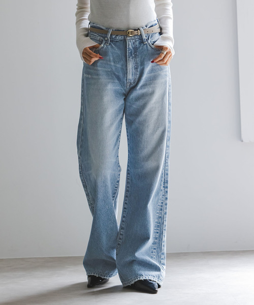 NEEDBY heritage(ニードバイヘリテージ)の「《NOBLE別注》NEED by heritage/ニードバイヘリテージ MYA(デニムパンツ・レディース・ブルー・23/24/25/26)」の2枚目の写真