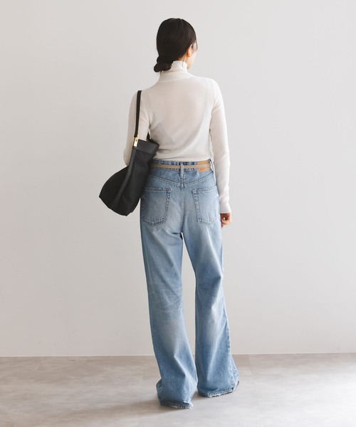 NEEDBY heritage(ニードバイヘリテージ)の「《NOBLE別注》NEED by heritage/ニードバイヘリテージ MYA(デニムパンツ・レディース・ブルー・23/24/25/26)」の5枚目の写真