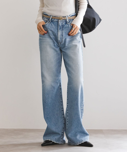 NEEDBY heritage(ニードバイヘリテージ)の「《NOBLE別注》NEED by heritage/ニードバイヘリテージ MYA(デニムパンツ・レディース・ブルー・23/24/25/26)」の6枚目の写真