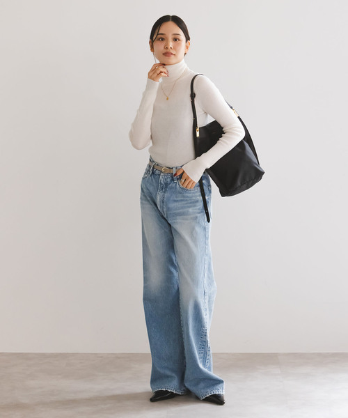 NEEDBY heritage(ニードバイヘリテージ)の「《NOBLE別注》NEED by heritage/ニードバイヘリテージ MYA(デニムパンツ・レディース・ブルー・23/24/25/26)」の9枚目の写真