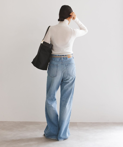 NEEDBY heritage(ニードバイヘリテージ)の「《NOBLE別注》NEED by heritage/ニードバイヘリテージ MYA(デニムパンツ・レディース・ブルー・23/24/25/26)」の11枚目の写真