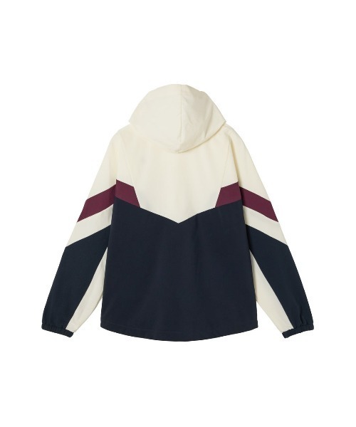 le coq sportif（ルコックスポルティフ）の「ルコックスポルティフ  ヒートナビクロスジャケット（ナイロンジャケット・レディース・ワイン/オフホワイト・M/L）」の3枚目の写真