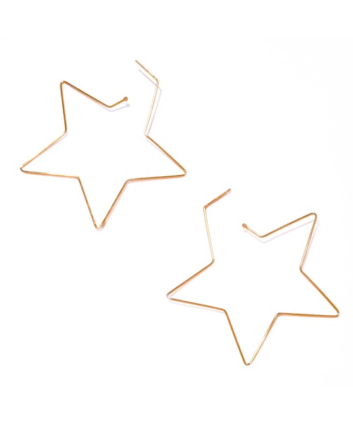 les bonbon（ルボンボン）の「【les bonbon】vega big pierce/ベガ ビッグ ピアス（ピアス（両耳用）・レディース・イエローゴールド・FREE）」の7枚目の写真