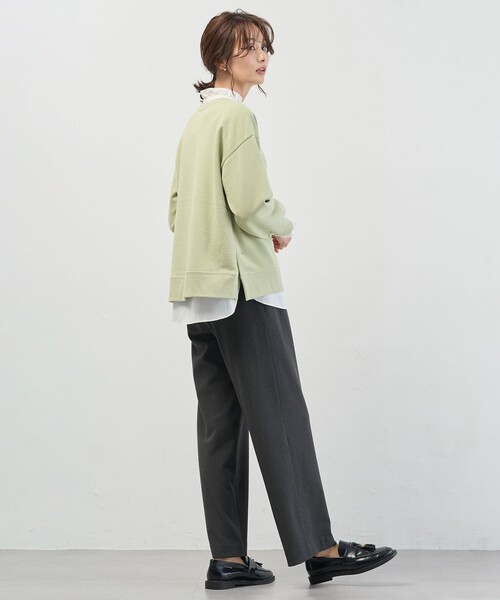 J.PRESS(ジェイプレス)の「【WEB限定】ロゴ裏毛 スウェット(スウェット・レディース・ふじ色系/ベージュ系/ピンク系/ネイビー系/ライトグリーン系/グレー系/サックスブルー系・T13/T15)」の15枚目の写真