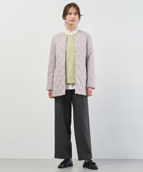 J.PRESS(ジェイプレス)の「【WEB限定】ロゴ裏毛 スウェット(スウェット・レディース・ふじ色系/ベージュ系/ピンク系/ネイビー系/ライトグリーン系/グレー系/サックスブルー系・T13/T15)」の17枚目の写真