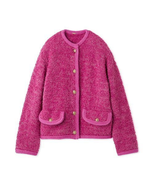 ノーカラージャケット（ピンク系）一覧 - WEAR