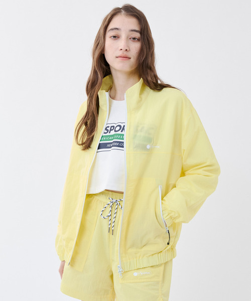 LeSportsac(レスポートサック)の「リップストップナイロンミドルブルゾン(その他アウター・レディース・ホワイト/ネイビー/イエロー・SMALL/MEDIUM)」の3枚目の写真